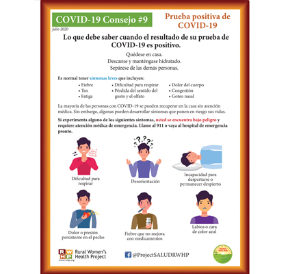 Pruba positiva de COVID-19