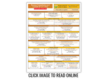 Levy Resource Guide in Spanish