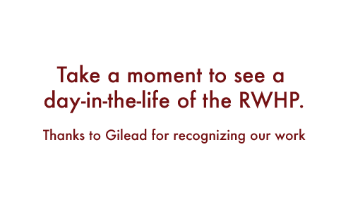 Take a moment to see a day-in-the-life of the RWHP. Thanks to Gilean for recognizing our work.